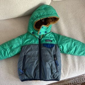 Patagonia toddler winter jacket reversible 12-18 months